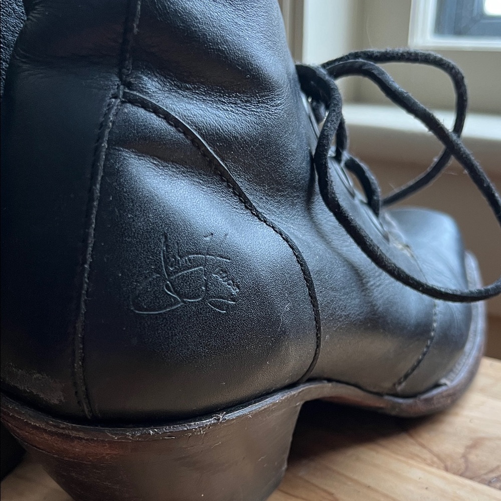 John Fluevog black leather boots - Picture 2 of 6